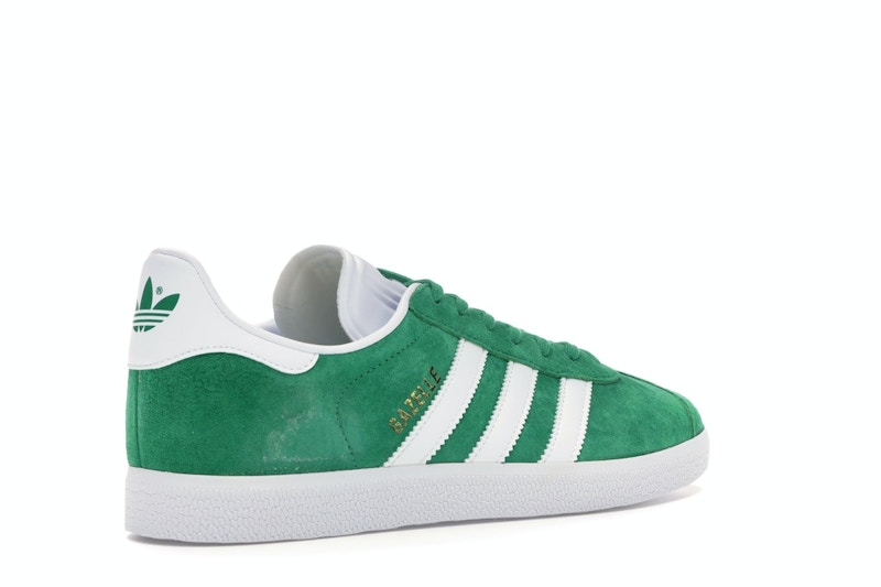 adidas Gazelle Green/White/Gold Metallic