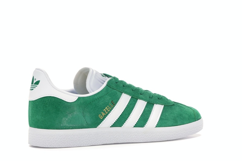 adidas Gazelle Green/White/Gold