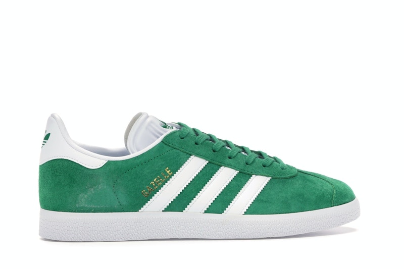 adidas Gazelle Green/White/Gold Metallic