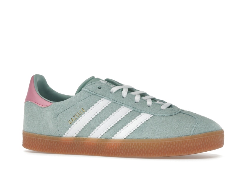 adidas Gazelle Hazy Green Bliss Pink (GS)
