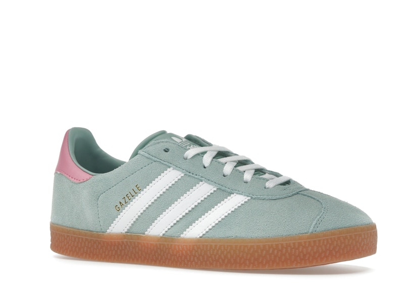 adidas Gazelle Hazy Green Bliss Pink (GS)
