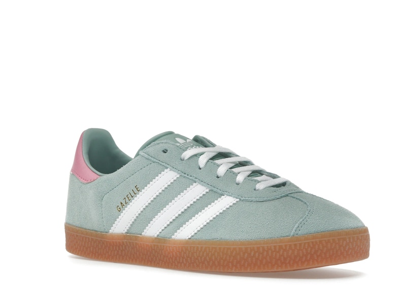adidas Gazelle Hazy Green Bliss Pink (GS)