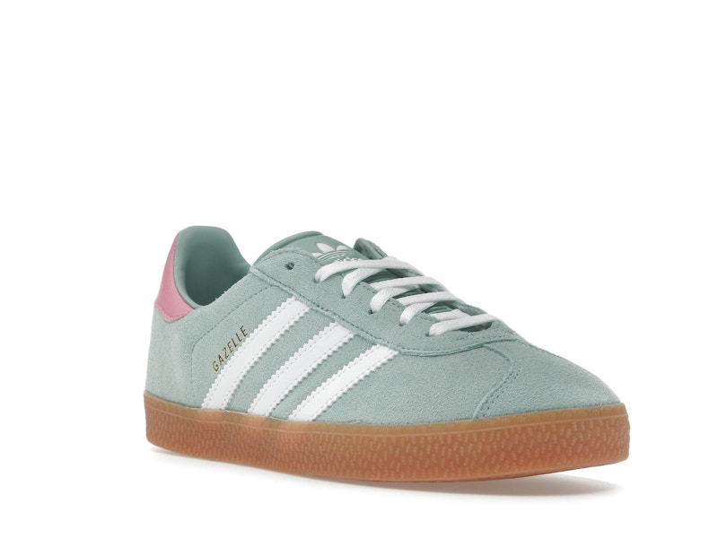 adidas Gazelle Hazy Green Bliss Pink (GS)