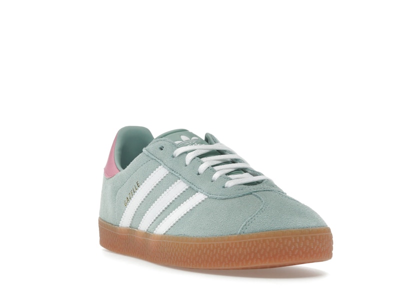 adidas Gazelle Hazy Green Bliss Pink (GS)