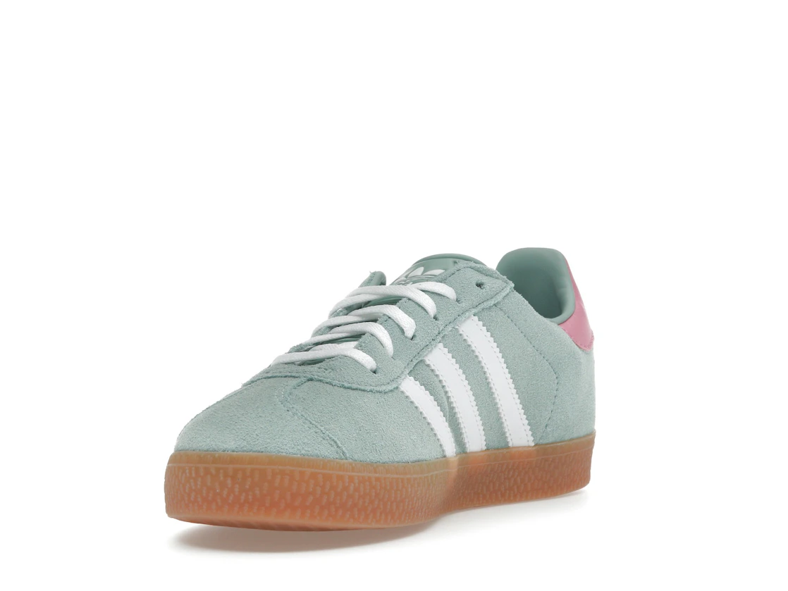 adidas Gazelle Hazy Green Bliss Pink (GS)