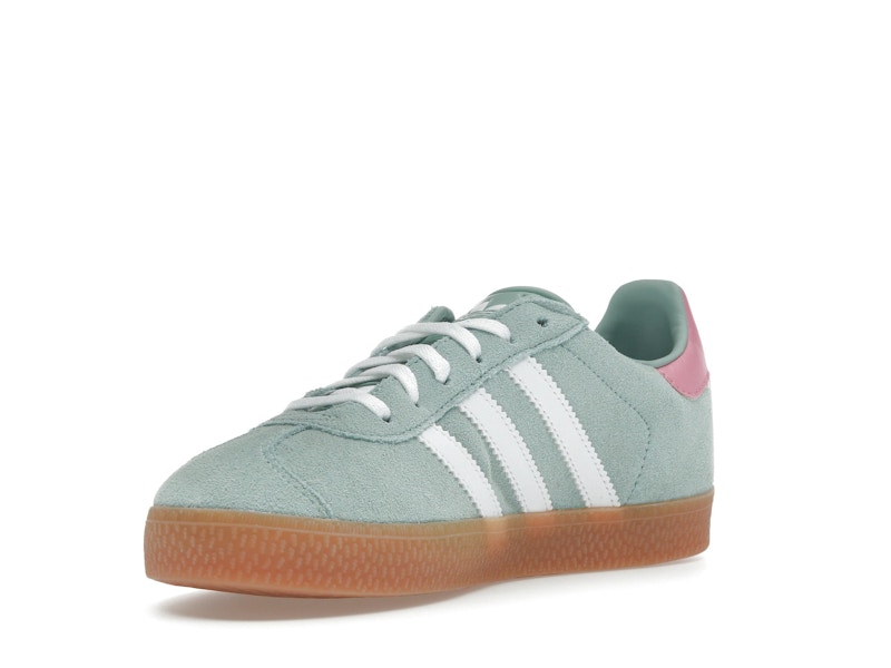adidas Gazelle Hazy Green Bliss Pink (GS)