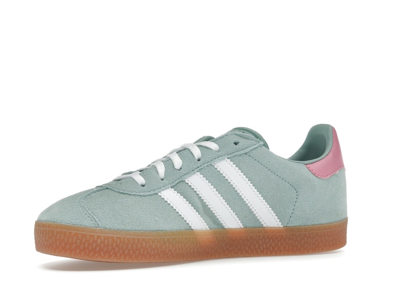 adidas Gazelle Hazy Green Bliss Pink (GS)