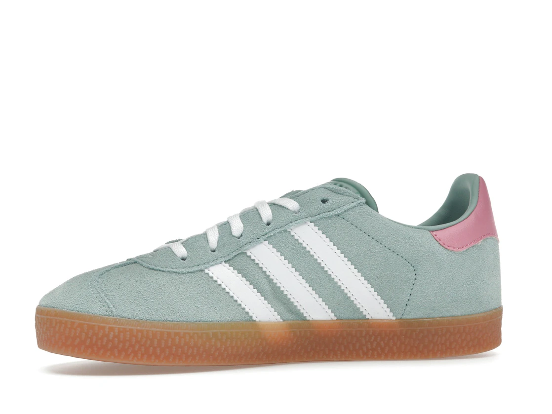 adidas Gazelle Hazy Green Bliss Pink (GS)