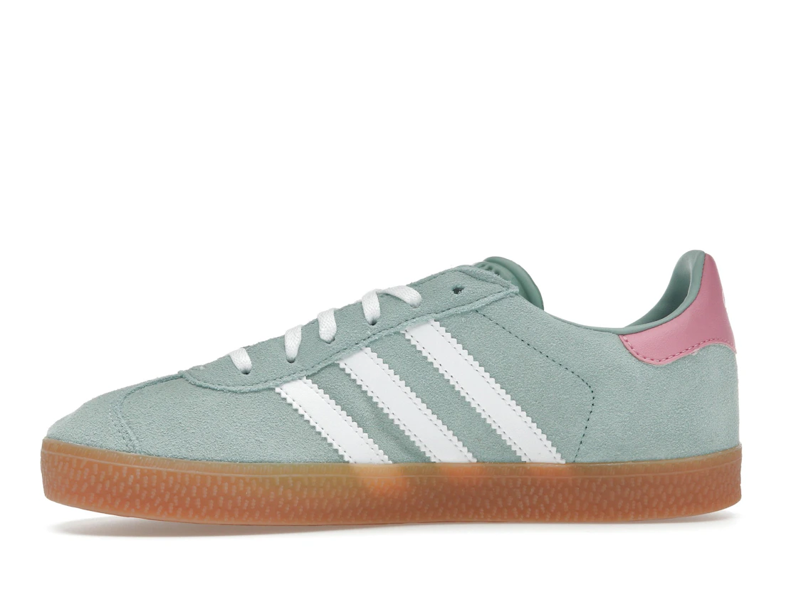 adidas Gazelle Hazy Green Bliss Pink (GS)