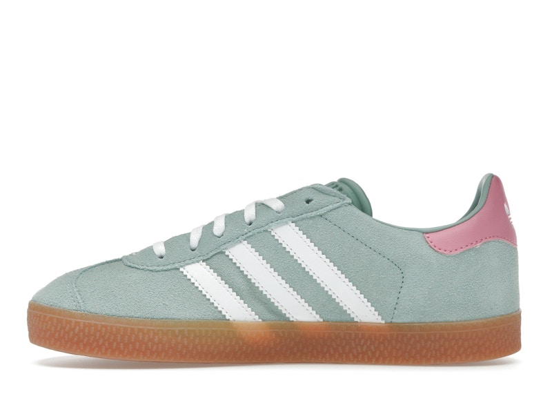 adidas Gazelle Hazy Green Bliss Pink (GS)