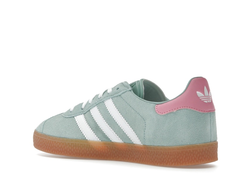 adidas Gazelle Hazy Green Bliss Pink (GS)