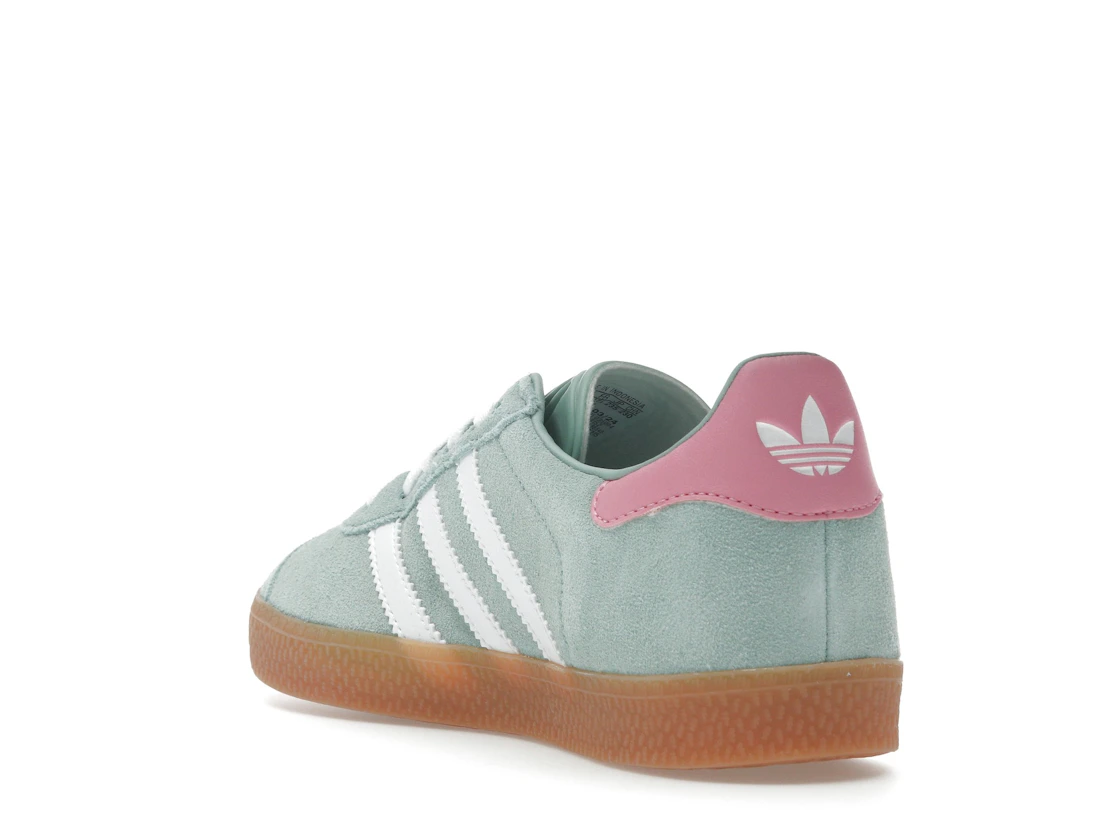 adidas Gazelle Hazy Green Bliss Pink (GS)