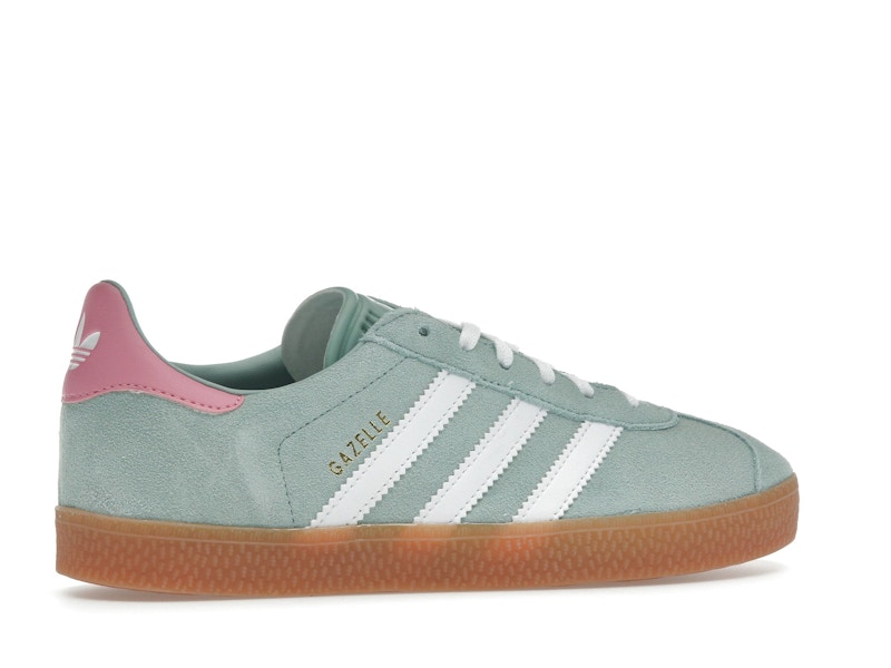 adidas Gazelle Hazy Green Bliss Pink (GS)