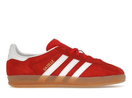 adidas Gazelle Indoor Better Scarlet Men's - JI2063 - US adidas Gazelle Indoor Better Scarlet Men's - JI2063 - US