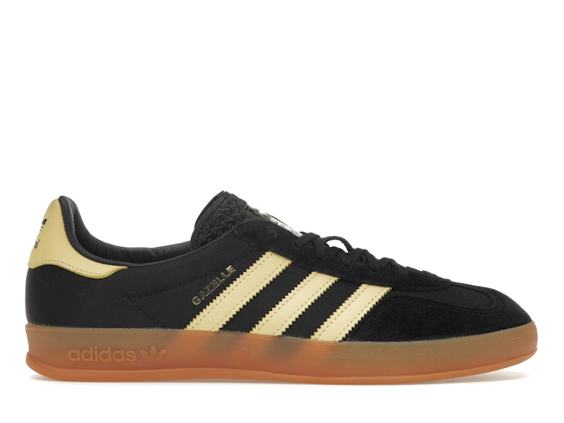 Adidas gazelle super yellow online black