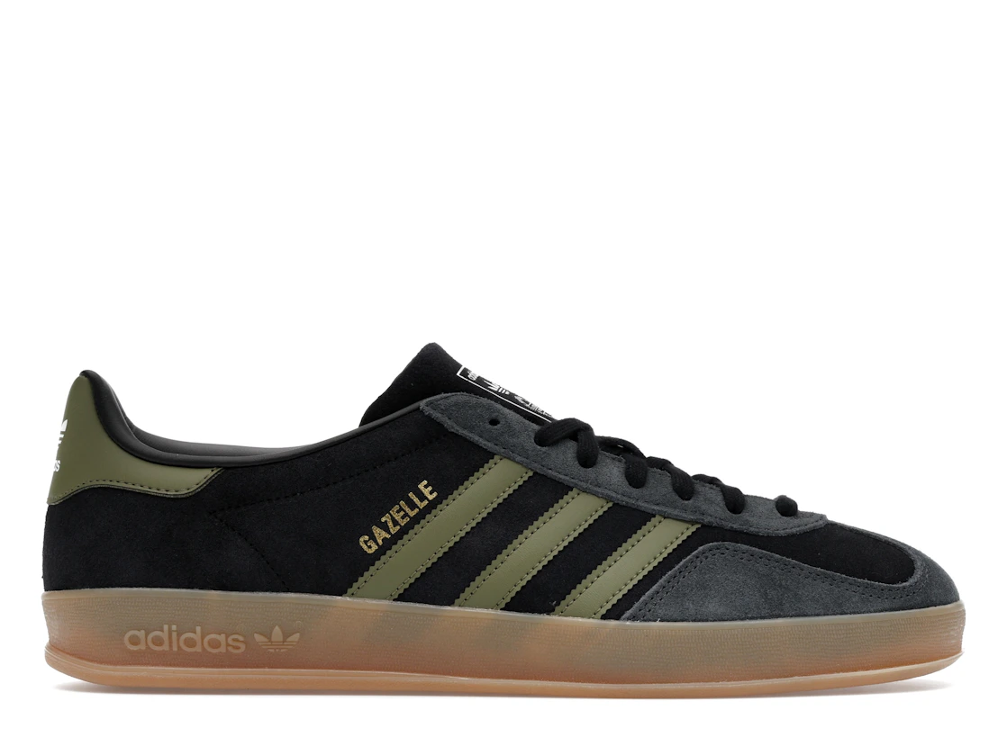 adidas Gazelle Indoor Black Focus Olive Carbon