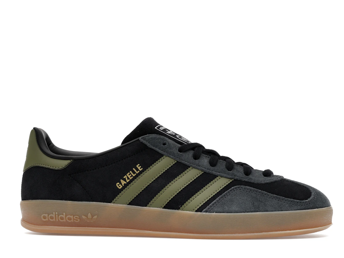 adidas Gazelle Indoor Black Focus Olive Carbon
