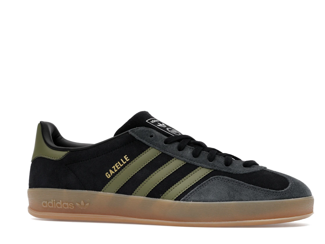 adidas Gazelle Indoor Black Focus Olive Carbon