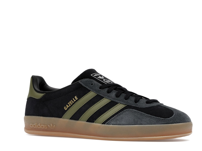 adidas Gazelle Indoor Black Focus Olive Carbon
