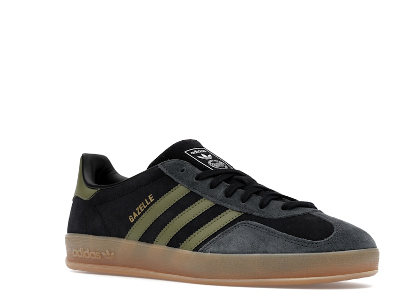 adidas Gazelle Indoor Black Focus Olive Carbon