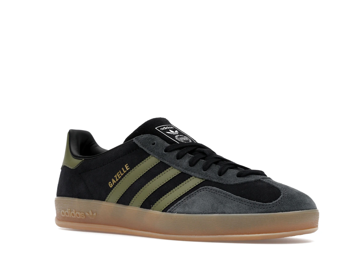 adidas Gazelle Indoor Black Focus Olive Carbon