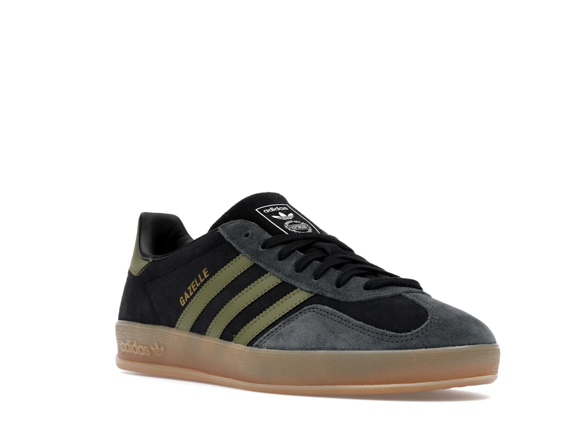 adidas Gazelle Indoor Black Focus Olive Carbon