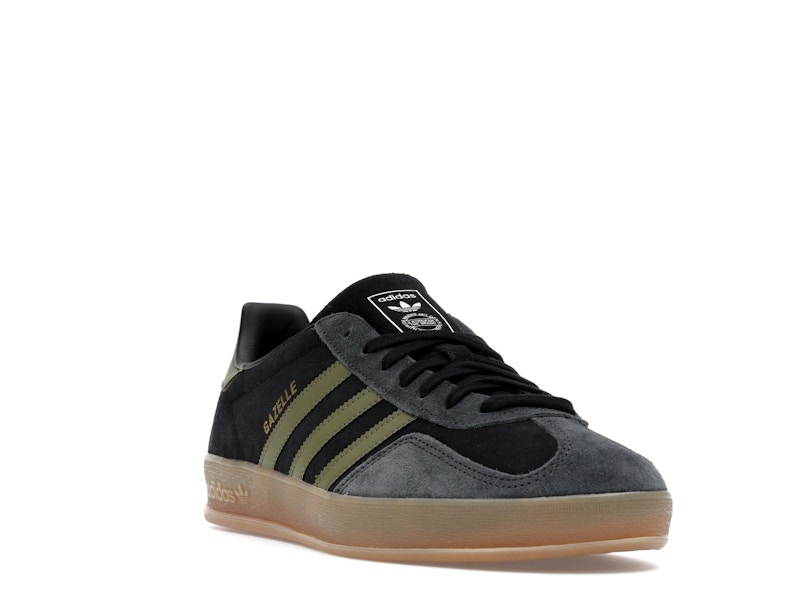 adidas Gazelle Indoor Black Focus Olive Carbon