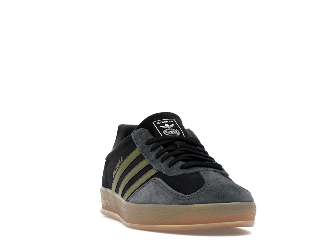 adidas Gazelle Indoor Black Focus Olive Carbon