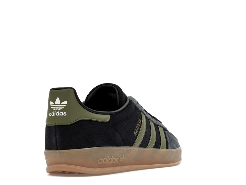adidas Gazelle Indoor Black Focus Olive Carbon