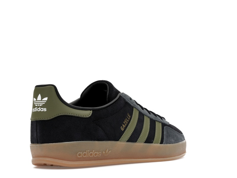adidas Gazelle Indoor Black Focus Olive Carbon