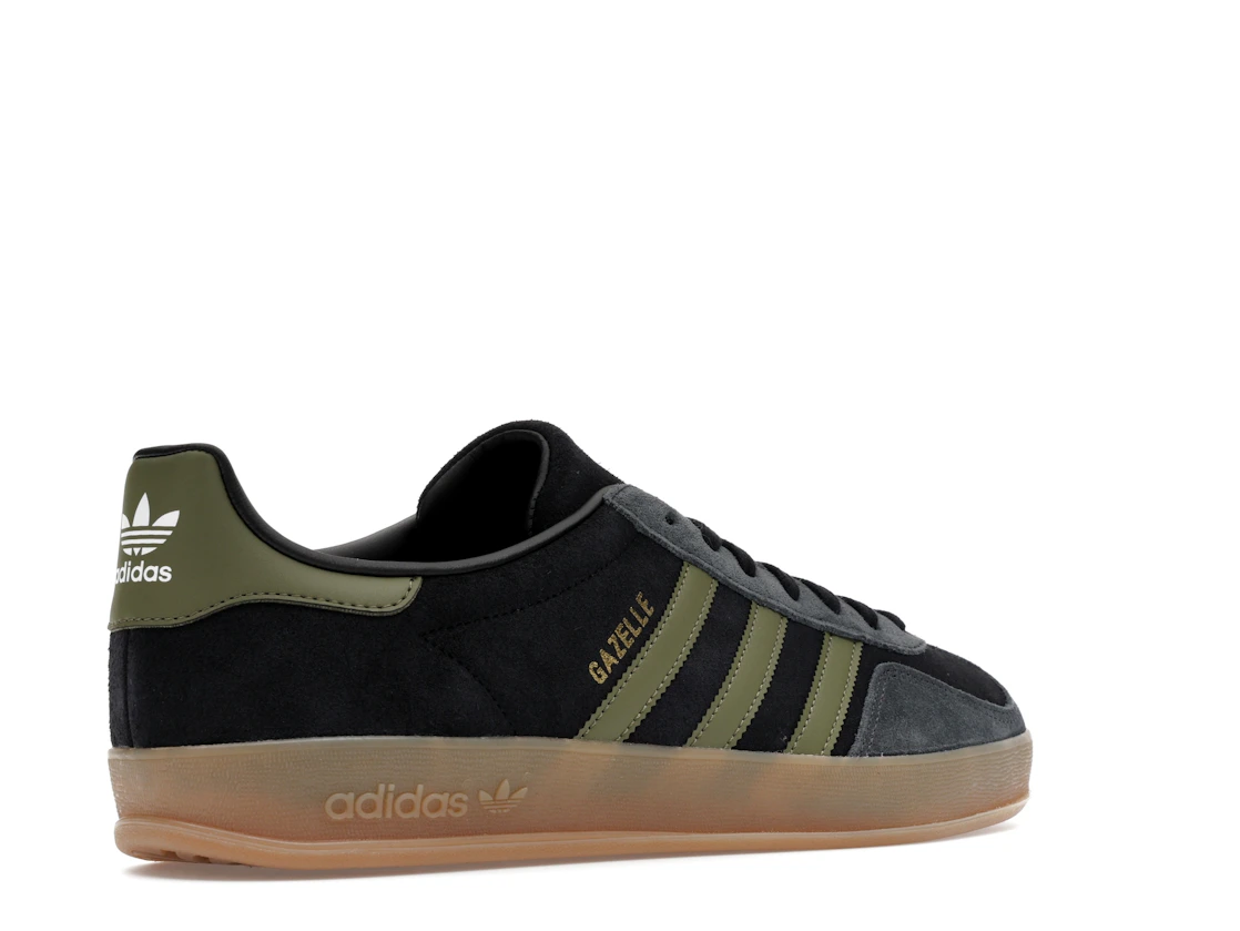 adidas Gazelle Indoor Black Focus Olive Carbon
