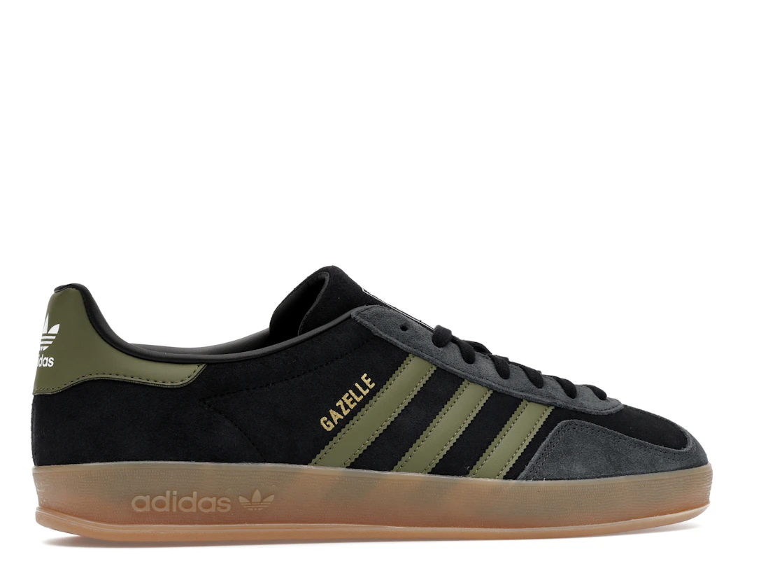 adidas Gazelle Indoor Black Focus Olive Carbon