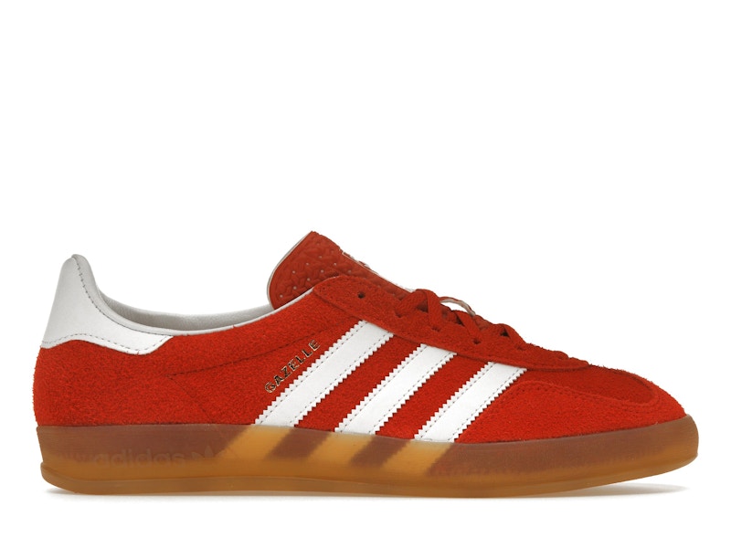 Adidas gazelle black and orange hot sale