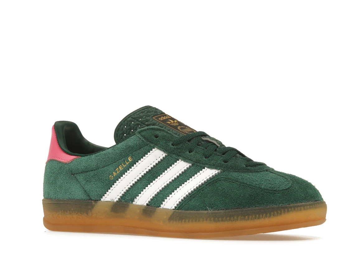 adidas Gazelle Indoor Collegiate Green Lucid Pink (Women's)