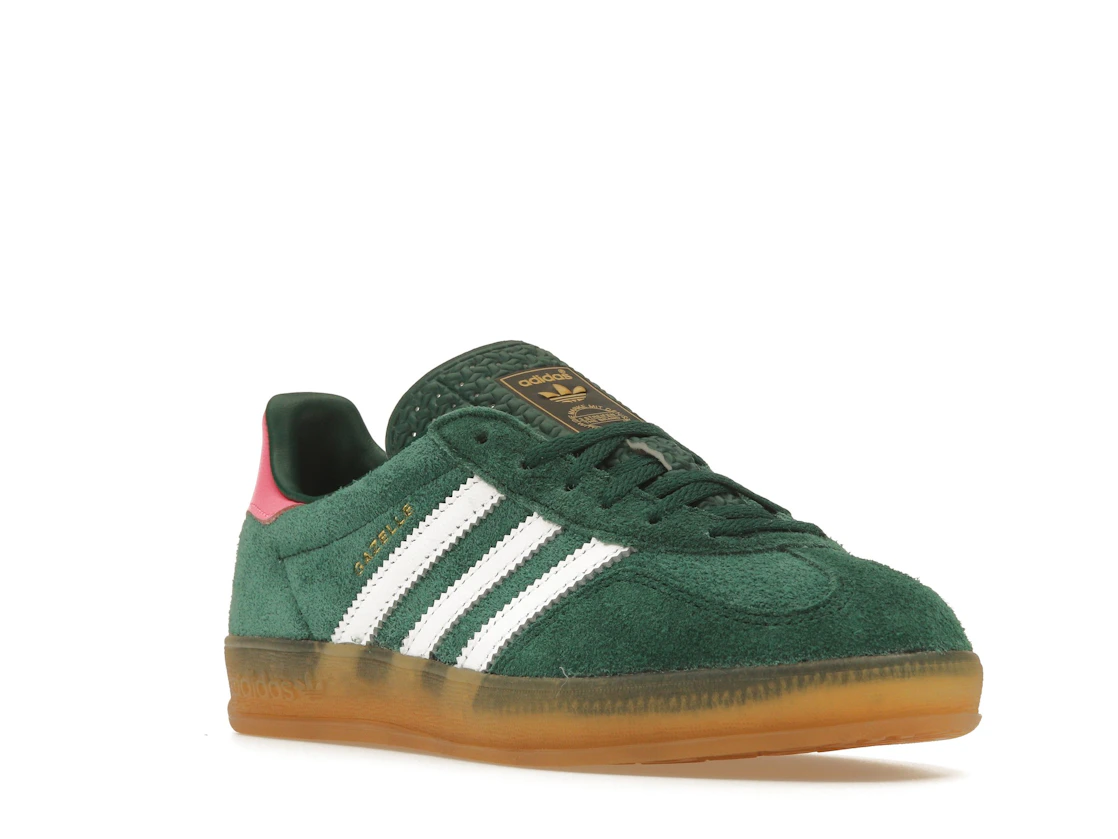 adidas Gazelle Indoor Collegiate Green Lucid Pink (Women's)