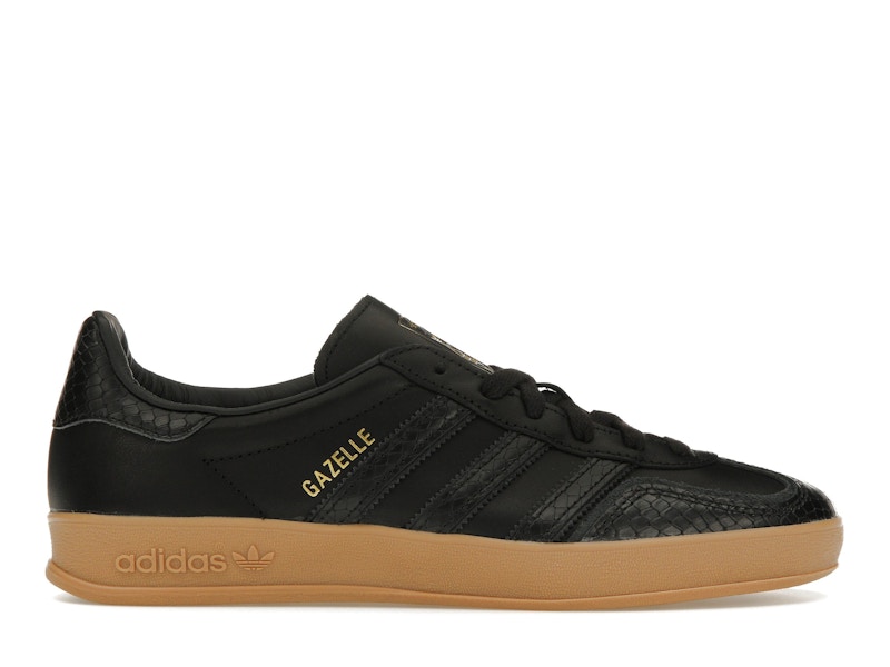 adidas Gazelle Indoor Core Negro Piel de Serpiente Hombre IF1978 US