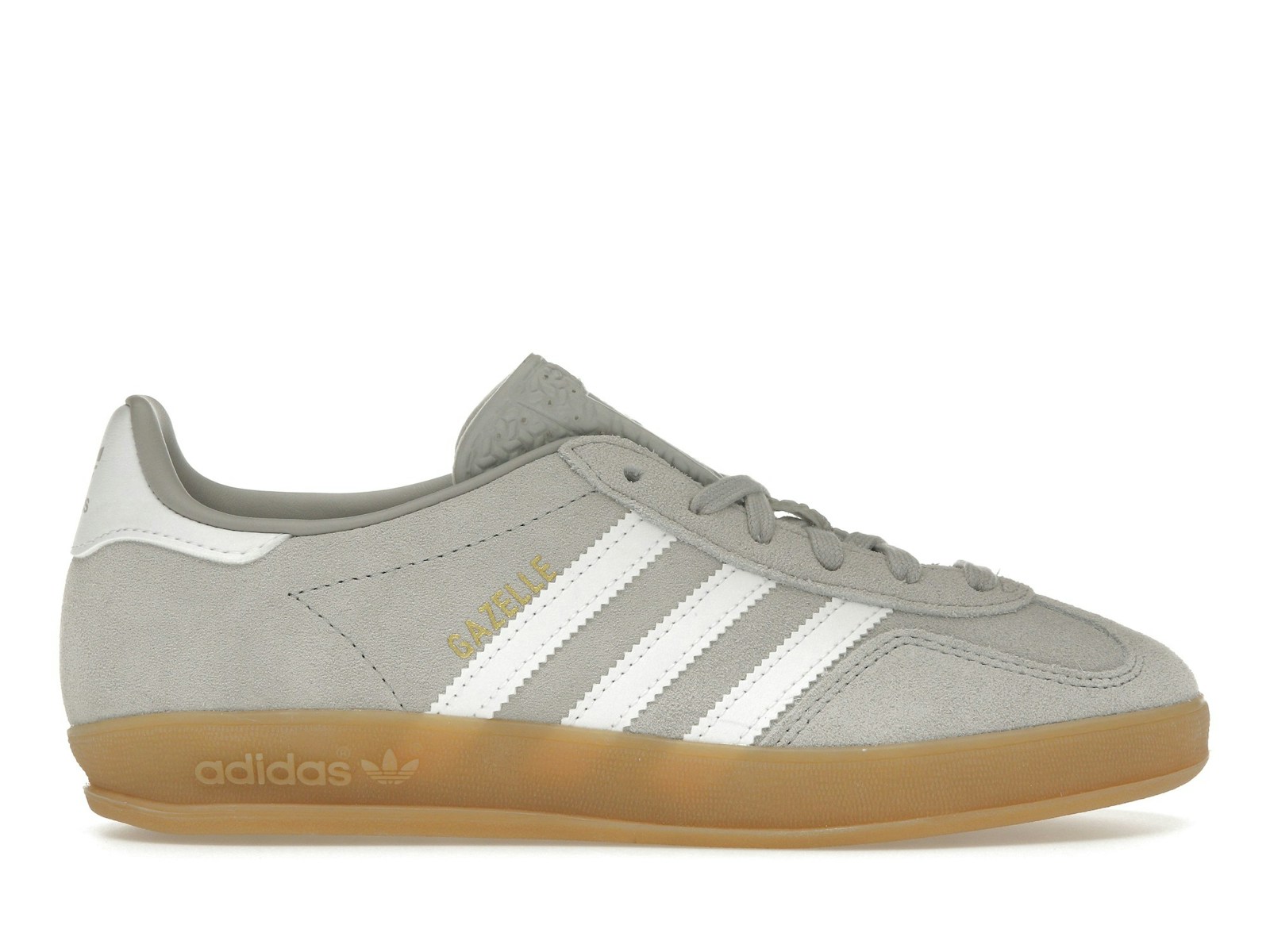 Adidas Gazelle Indoor Grey Cloud White Gold Metallic