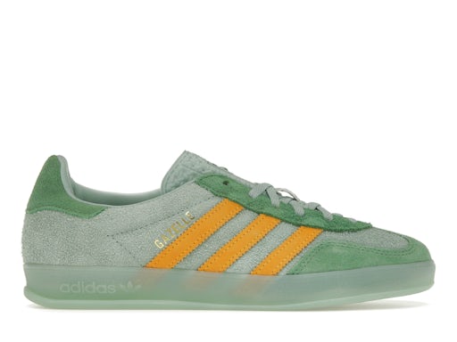 adidas Gazelle Indoor Hazy Verde Crew Giallo (donna) 0