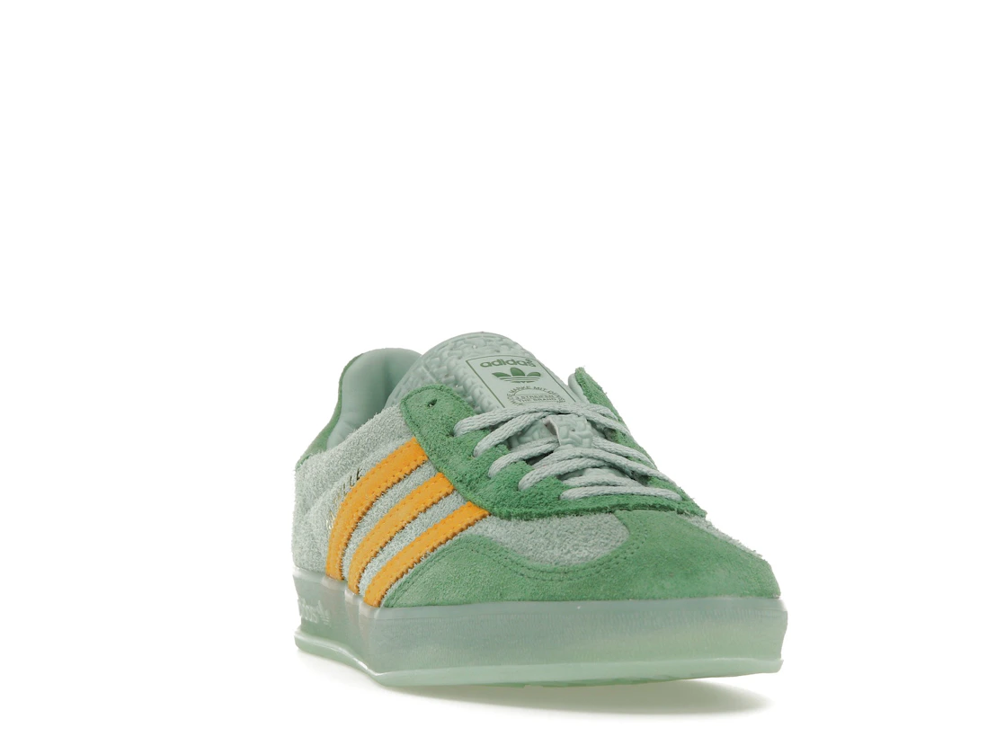 adidas Gazelle Indoor Hazy Green Crew Yellow (Women's)