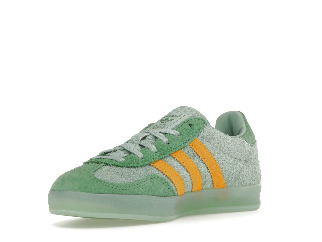 adidas Gazelle Indoor Hazy Green Crew Yellow (Women's)