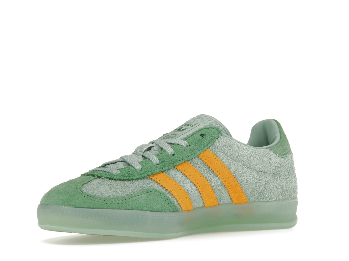 adidas Gazelle Indoor Hazy Green Crew Yellow (Women's)