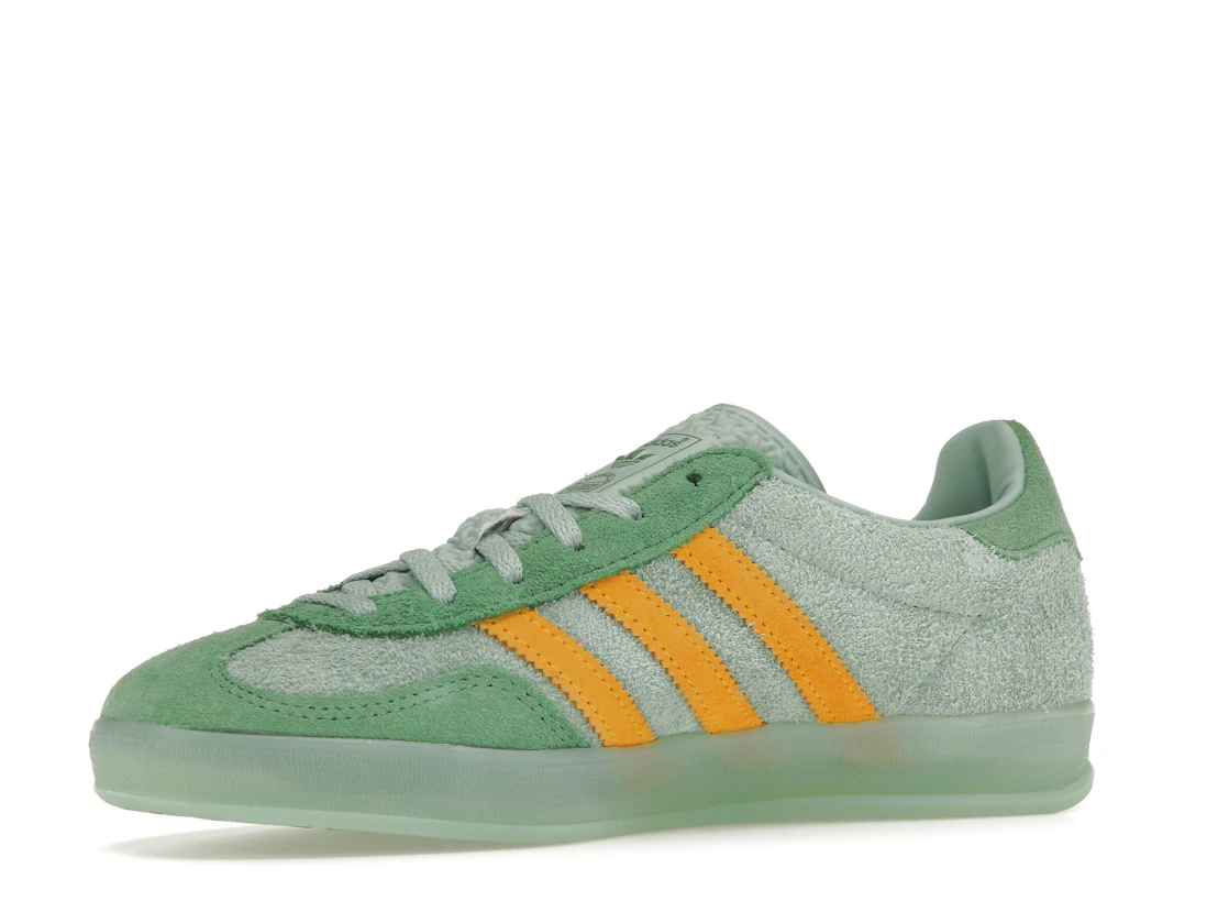 adidas Gazelle Indoor Hazy Green Crew Yellow (Women's)