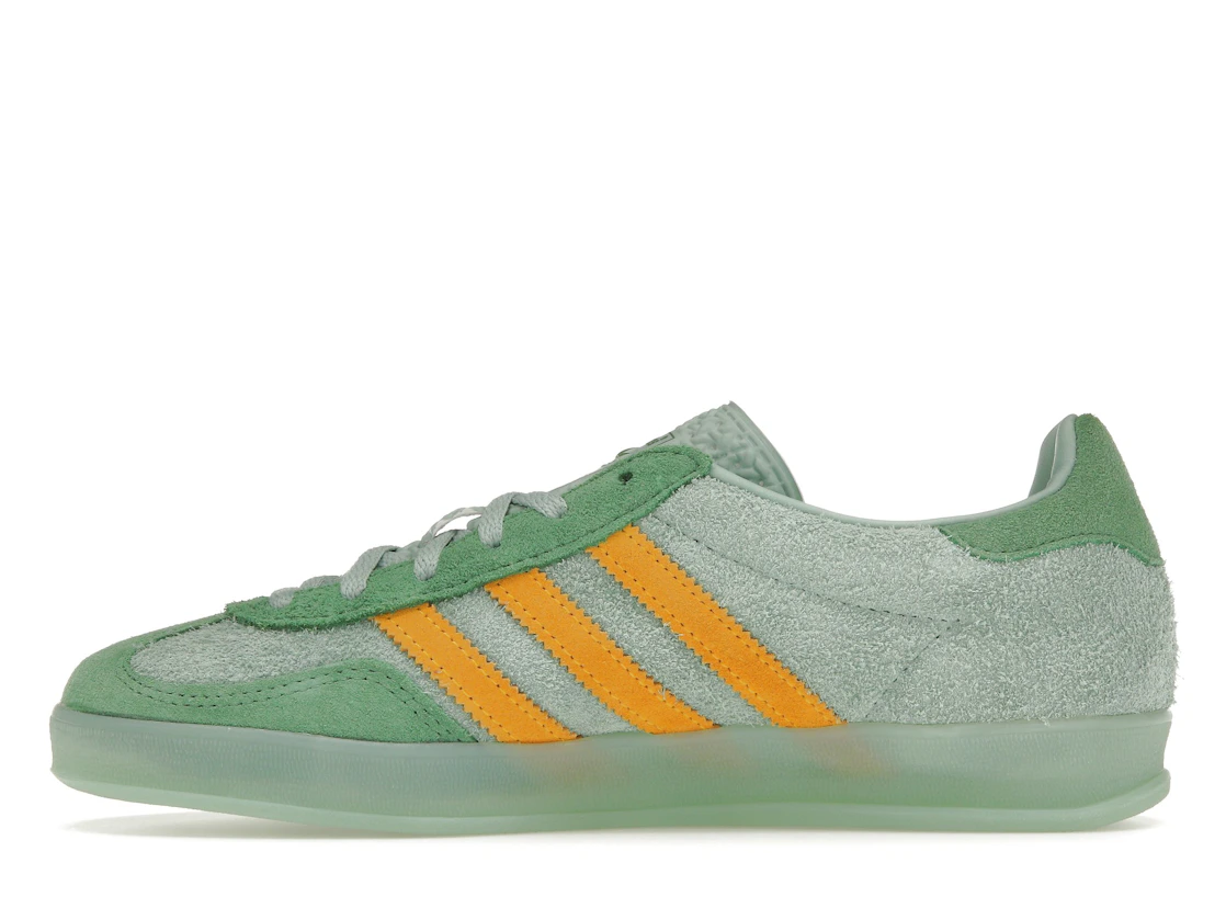 adidas Gazelle Indoor Hazy Green Crew Yellow (Women's)