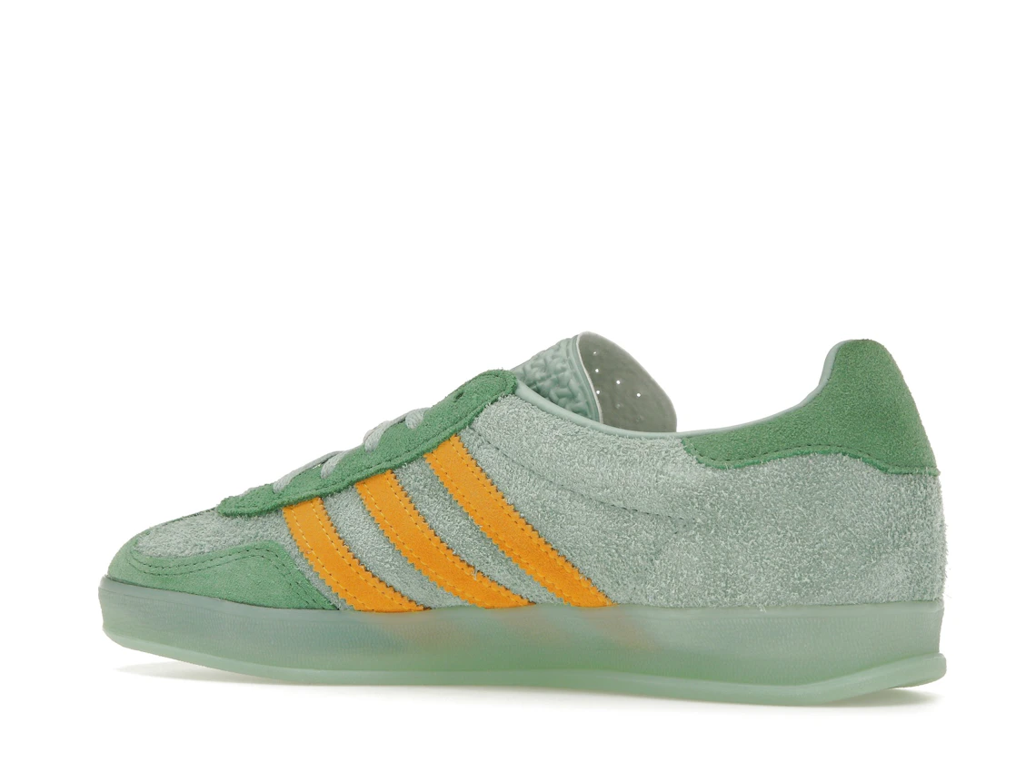 adidas Gazelle Indoor Hazy Green Crew Yellow (Women's)