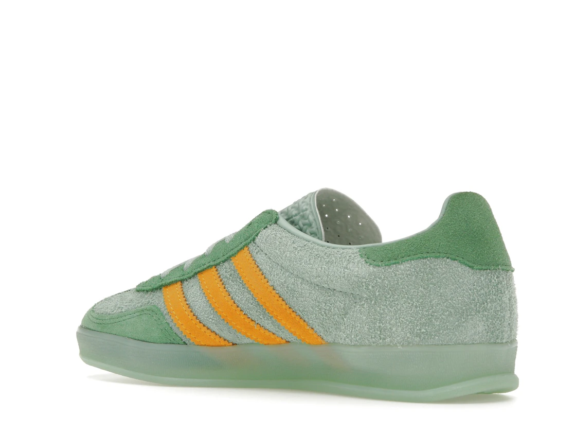 adidas Gazelle Indoor Hazy Green Crew Yellow (Women's)