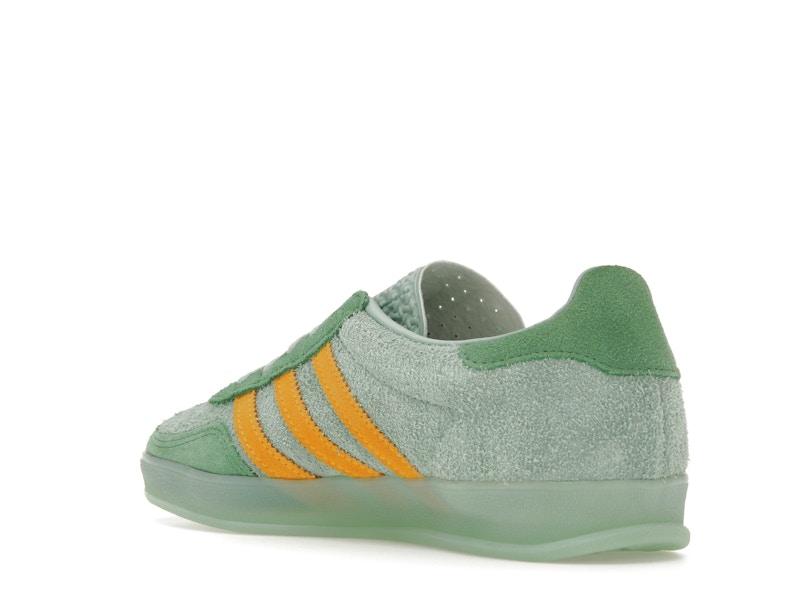 adidas Gazelle Indoor Hazy Green Crew Yellow (Women's)