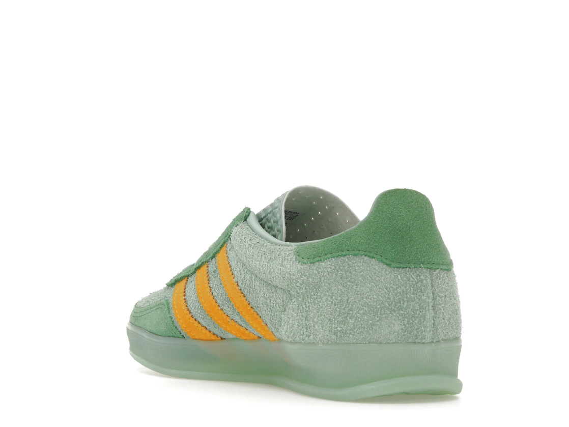 adidas Gazelle Indoor Hazy Green Crew Yellow (Women's)