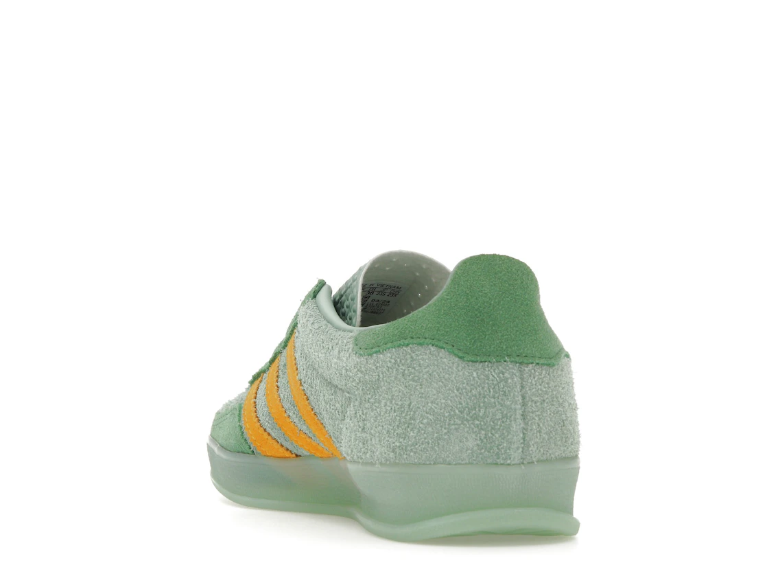 adidas Gazelle Indoor Hazy Green Crew Yellow (Women's)