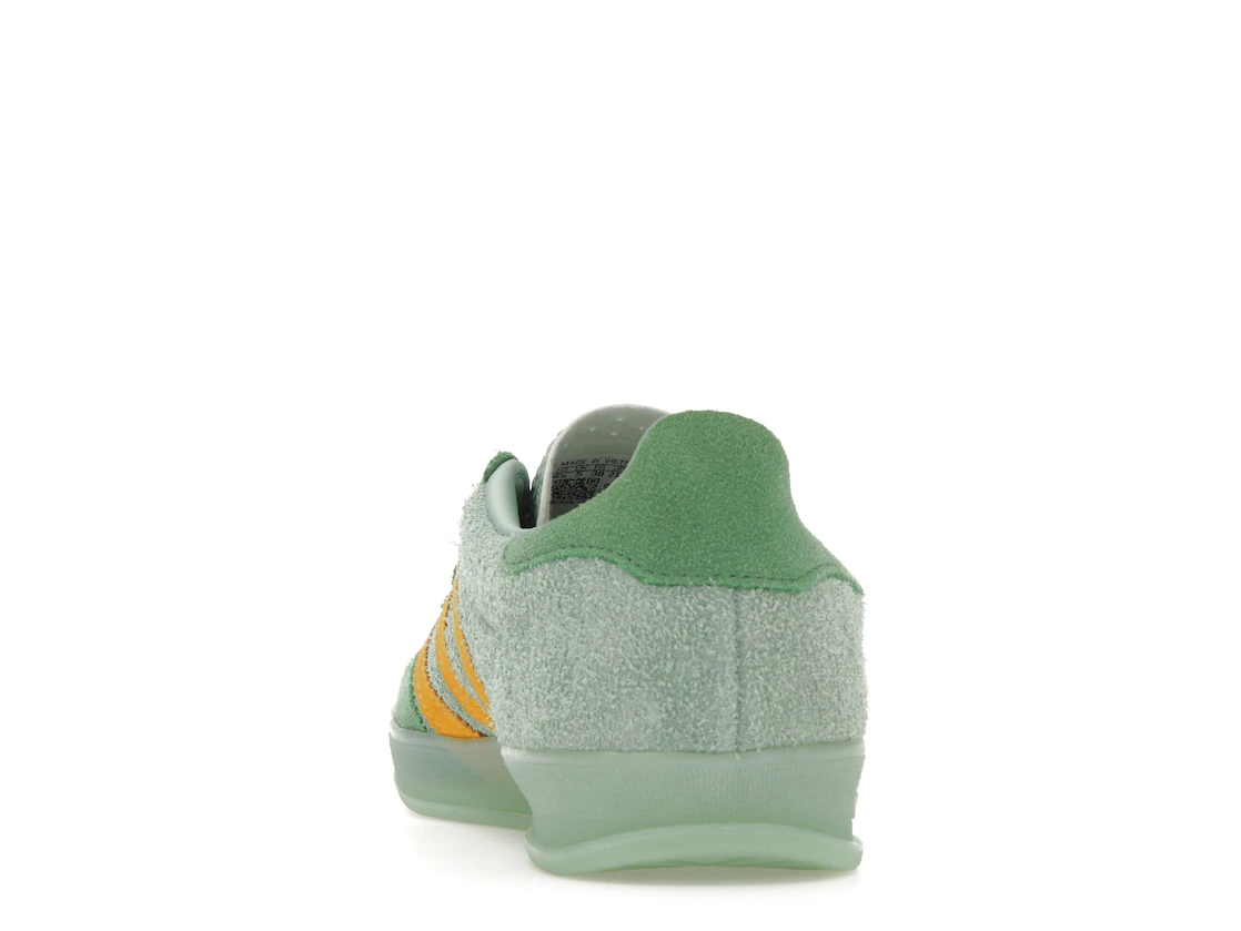adidas Gazelle Indoor Hazy Green Crew Yellow (Women's)