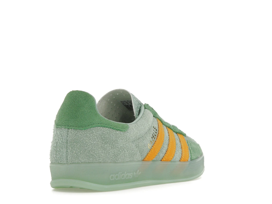 adidas Gazelle Indoor Hazy Green Crew Yellow (Women's)